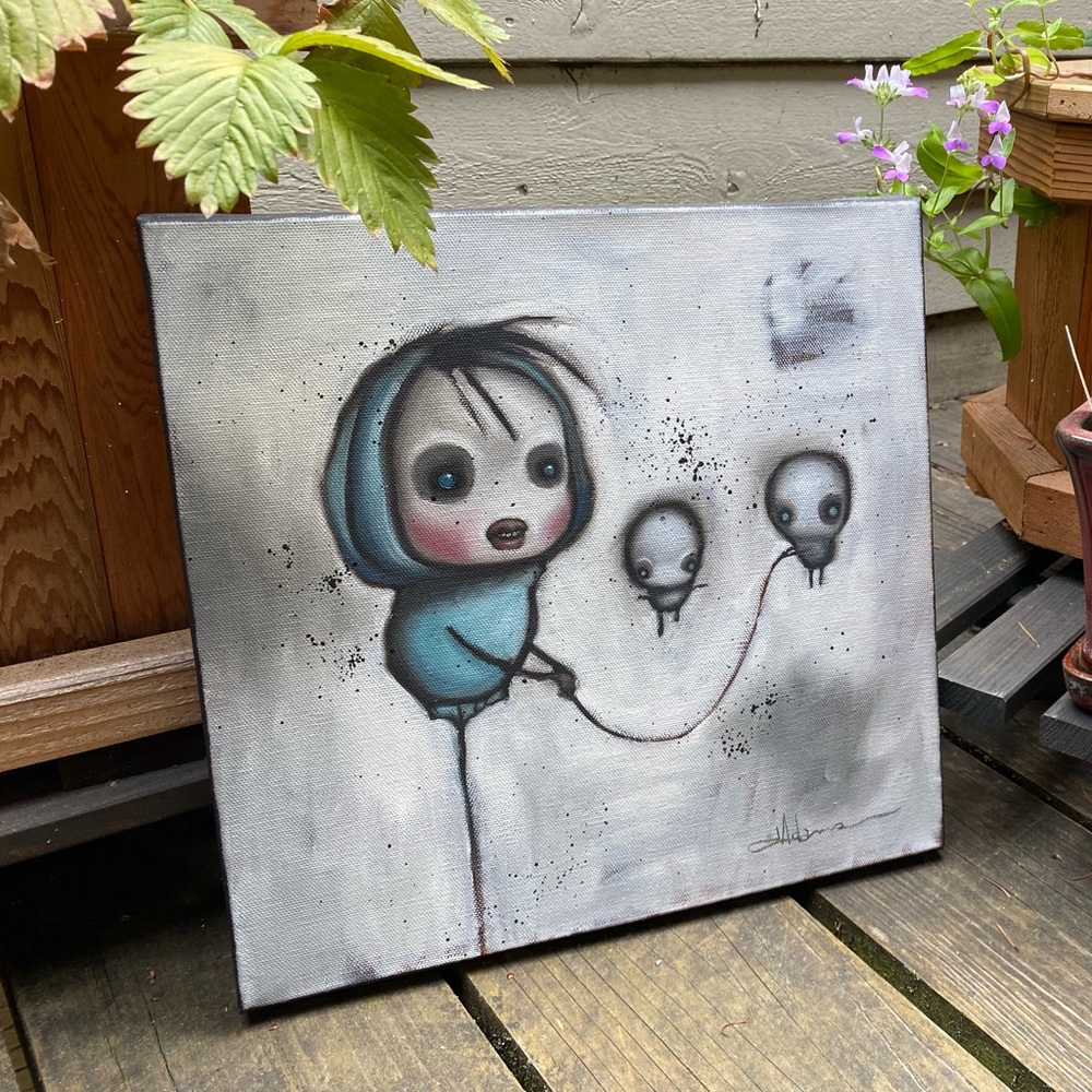 Untitled By Juli Adams, original. Canvas on wood frame.